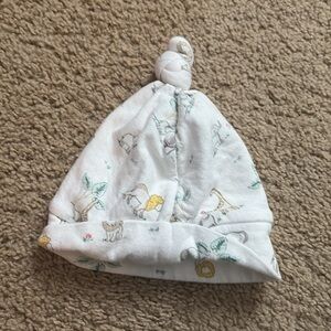 Infant Safari Print Knotted Hat